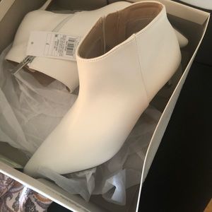 A new day White Ankle Boots